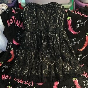 Elegant Black Lace Dress